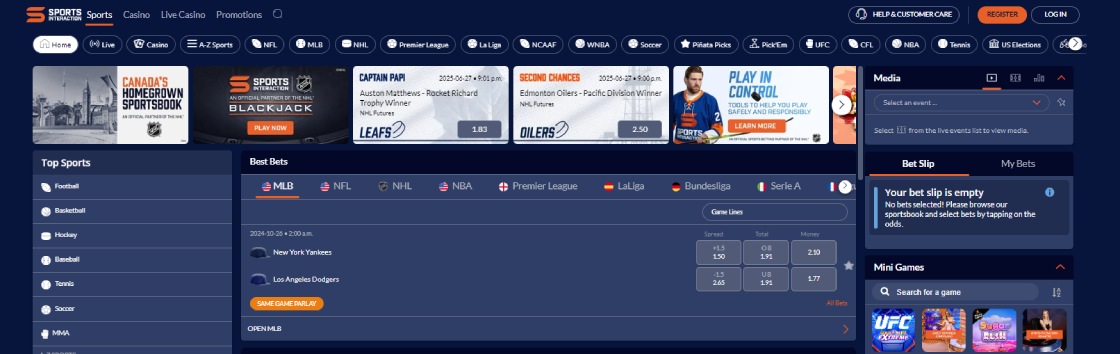 Sports Interaction Interface